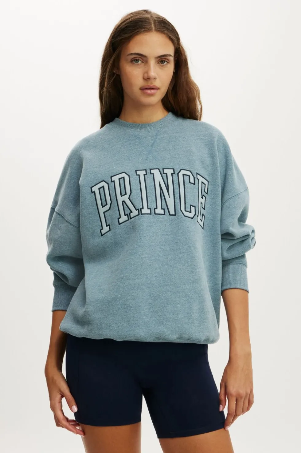 Prince Plush Drop Shoulder Sweatshirt