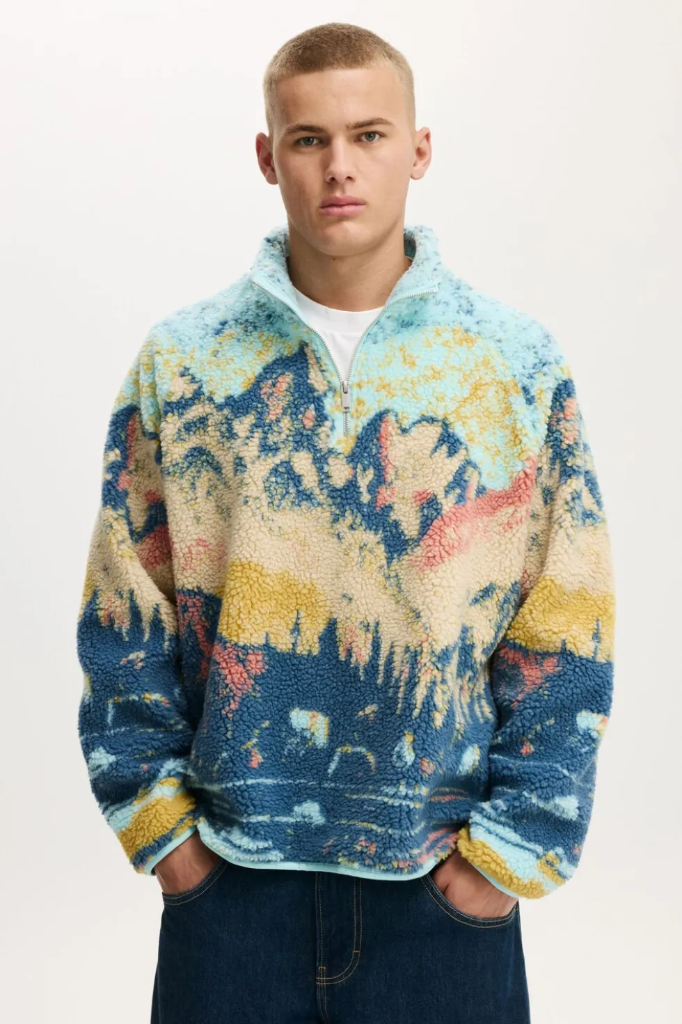 Quarter Zip Teddy Fleece