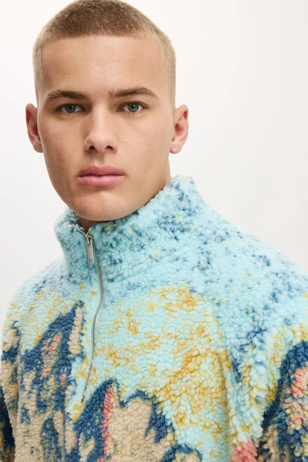 Quarter Zip Teddy Fleece