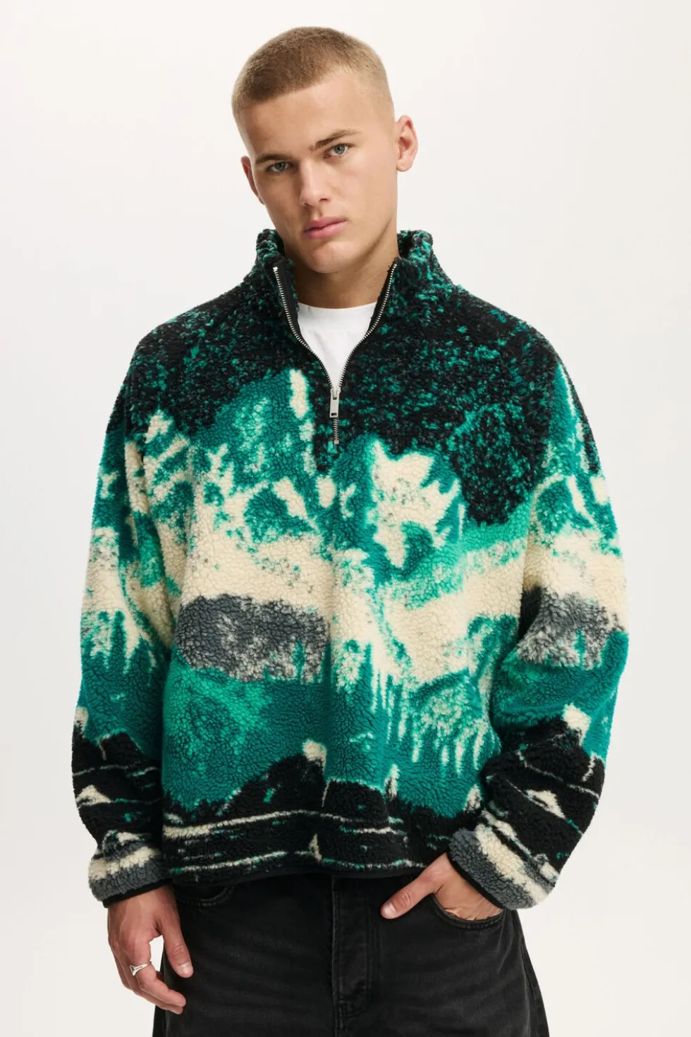 Quarter Zip Teddy Fleece