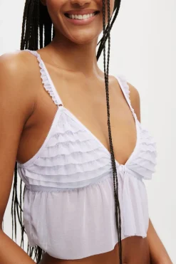 Rara Ruffle Longline Bralette