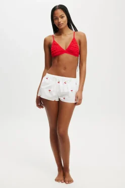 Rara Ruffle Triangle Bralette