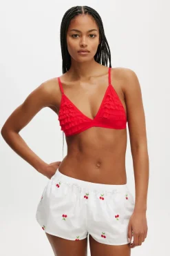 Rara Ruffle Triangle Bralette