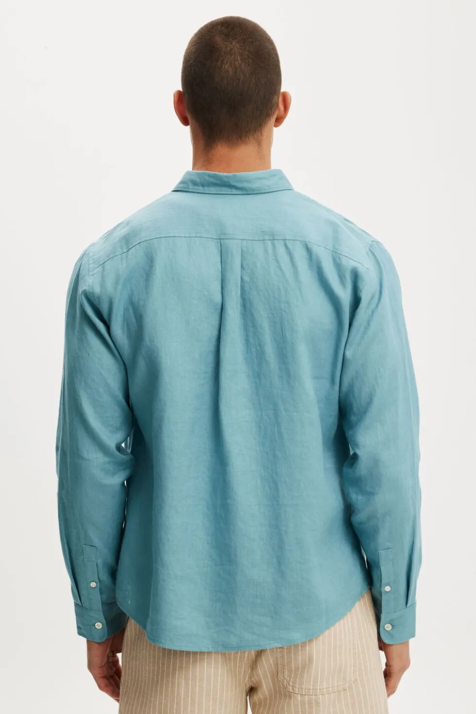 Relaxed Linen Long Sleeve Shirt