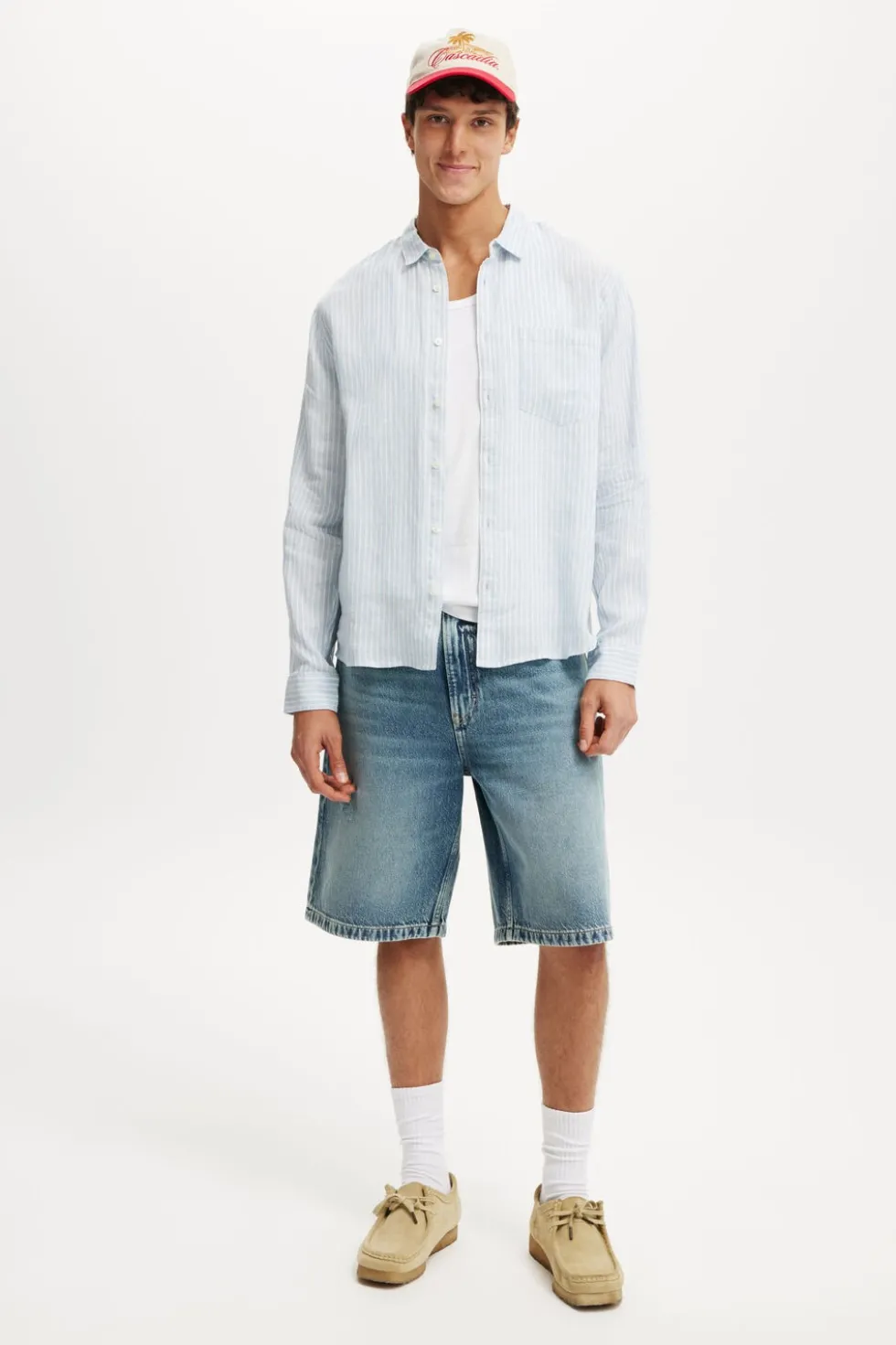 Relaxed Linen Long Sleeve Shirt