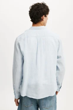 Relaxed Linen Long Sleeve Shirt