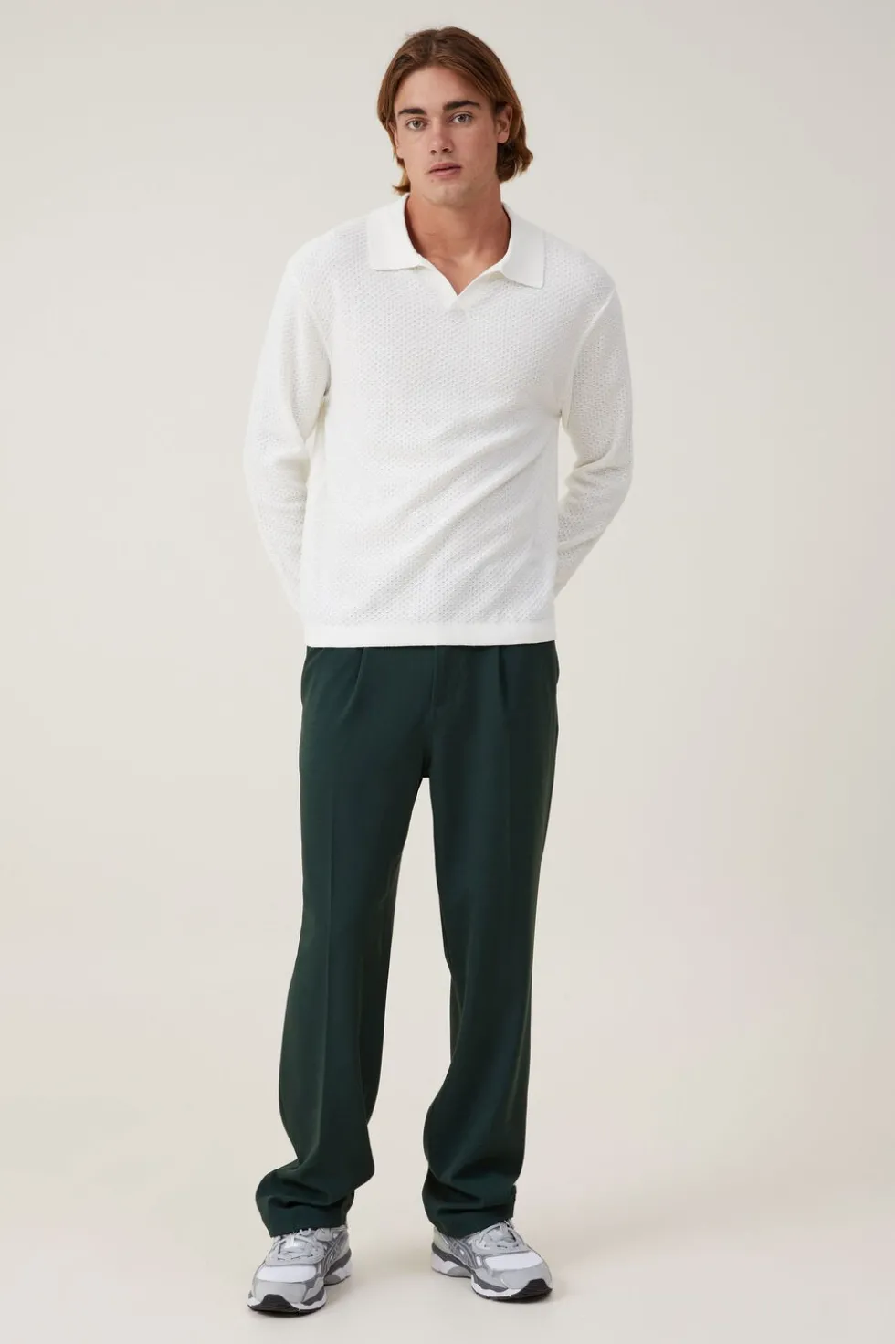Relaxed Pleated Pant
