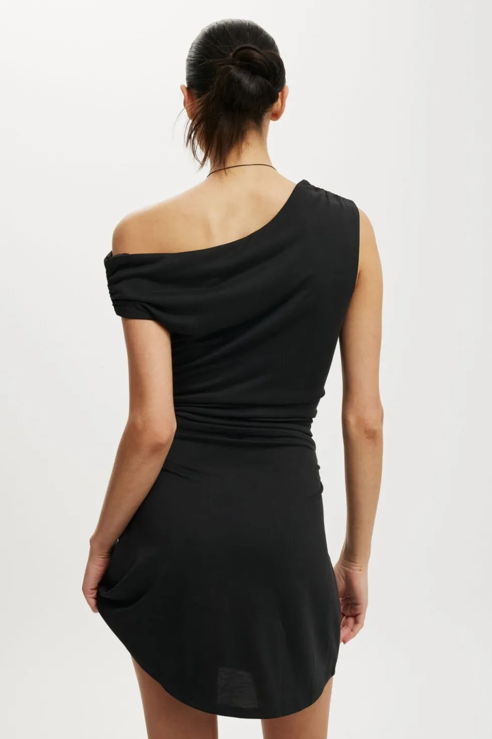 Sandy Asymmetric Mini Dress