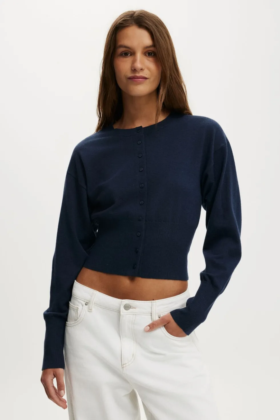 Sara Button Cardigan