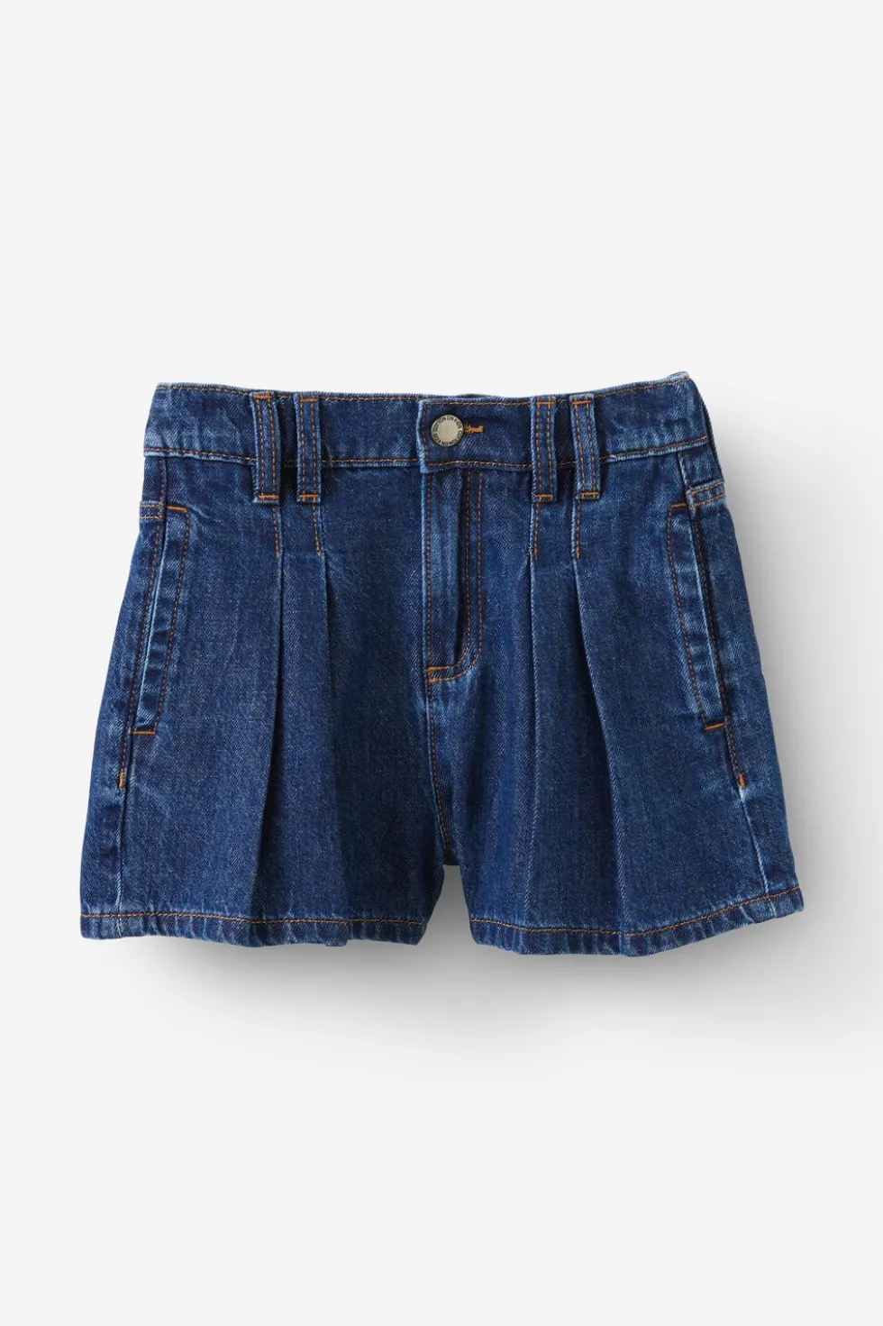 Sarai Pleat Front Denim Short