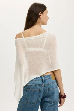 Sheer Knit Poncho