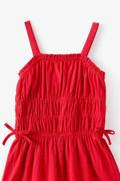 Shirred Bow Jumpsuit
