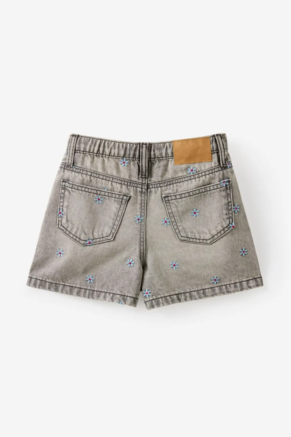 Snap Front Denim Short