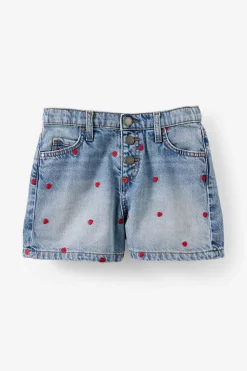 Snap Front Denim Short