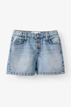 Snap Front Denim Short