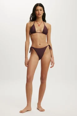 String Tie Side Brazilian Bikini Bottom