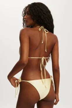 String Triangle Bikini Top
