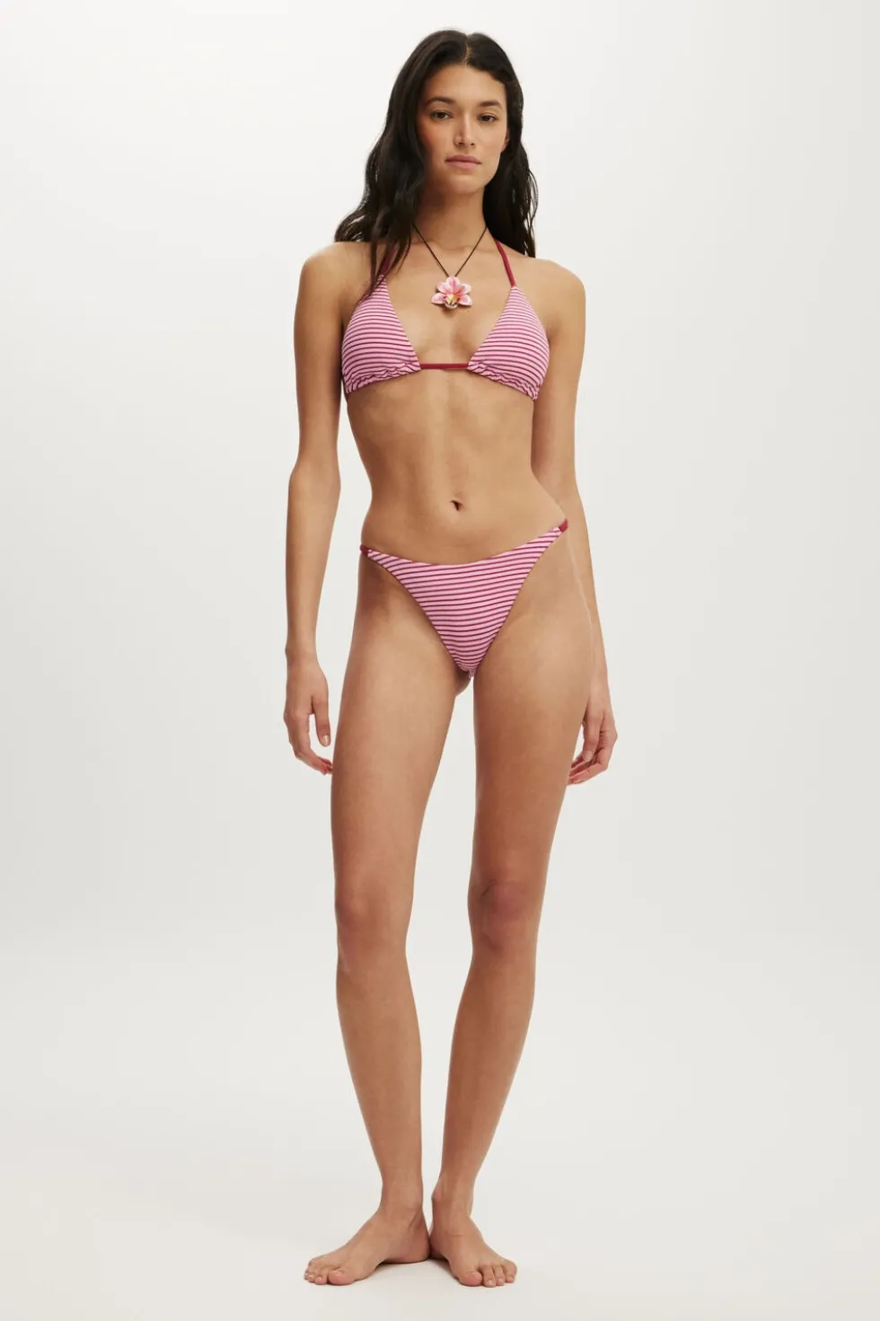 String Triangle Bikini Top