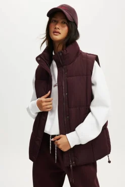 The Mother Puffer Quilted Vest