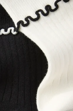 The Perfect Pair Double Frill Rib Crew Sock 2Pk