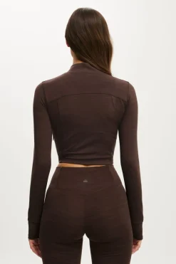 Ultra Soft Contour Long Sleeve Zip Through