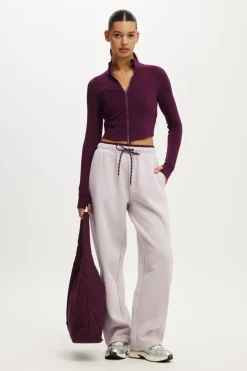 Ultra Soft Contour Long Sleeve Zip Through