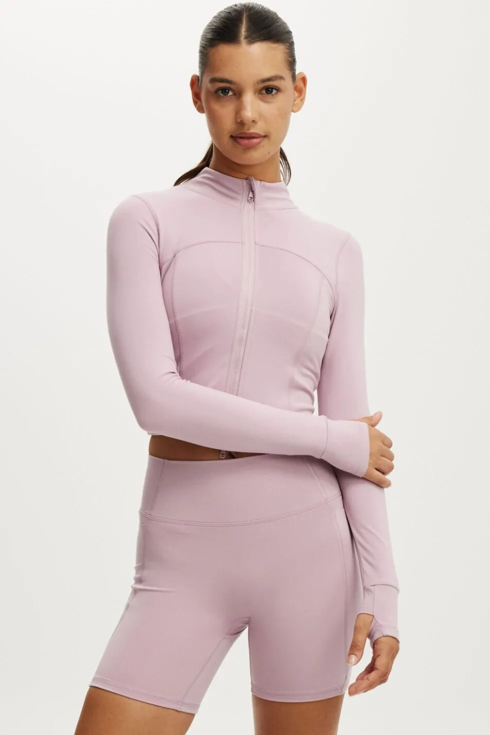 Ultra Soft Contour Long Sleeve Zip Through