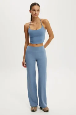 Ultra Soft Cropped Twist Back Tank