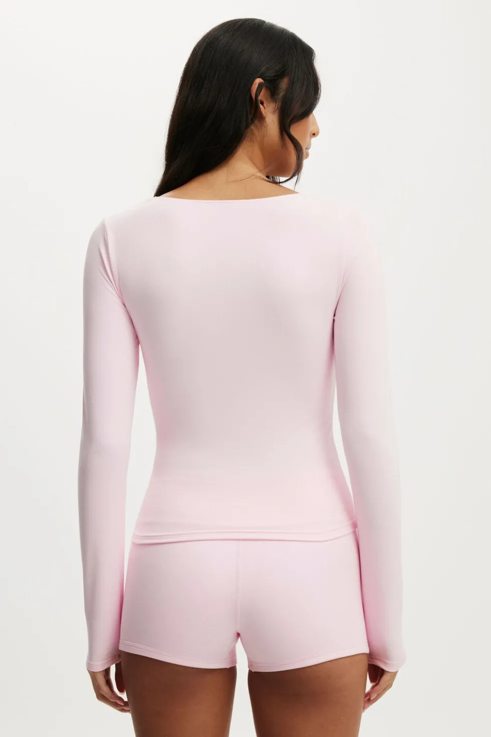 Ultra Soft Scoop Neck Long Sleeve