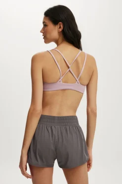 Ultra Soft Scrunch Front Strappy Crop