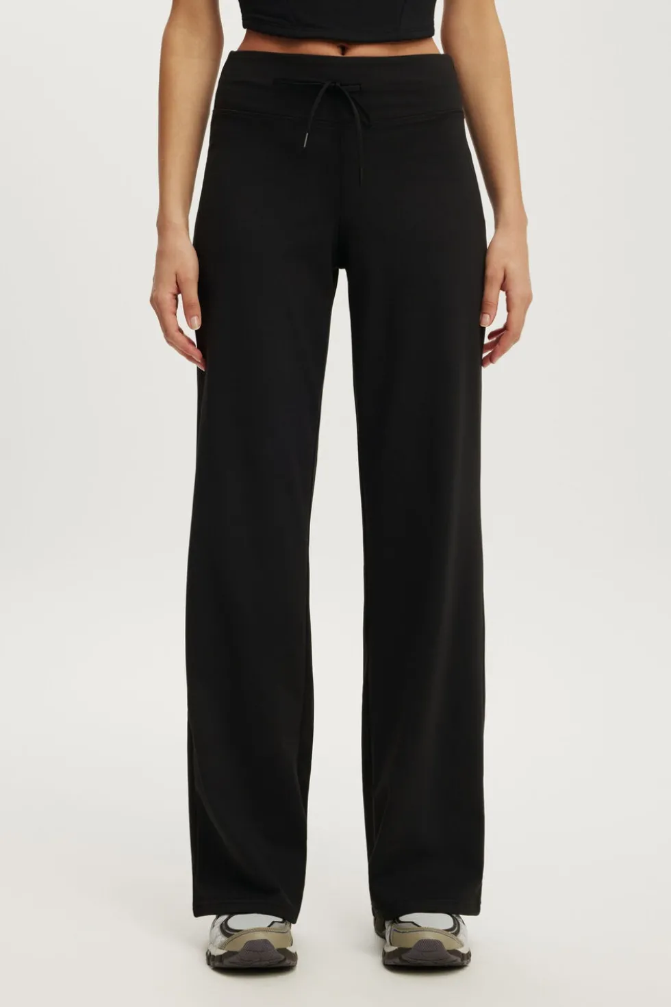 Ultra Soft Tie Front Wide Leg Pant