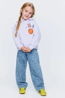 Unisex Barrel Leg Denim Jean