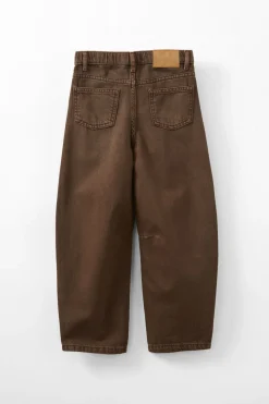 Unisex Barrel Leg Denim Jean