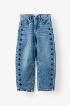 Unisex Barrel Leg Denim Jean