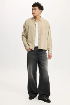 Washed Long Sleeve Shirt