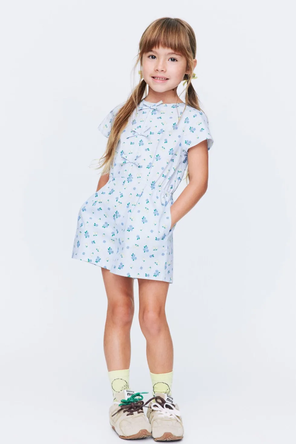 Woven Bow Playsuit