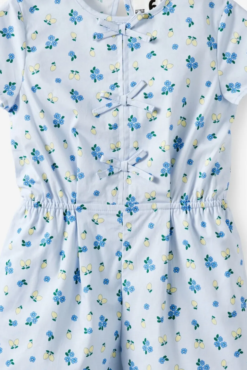Woven Bow Playsuit