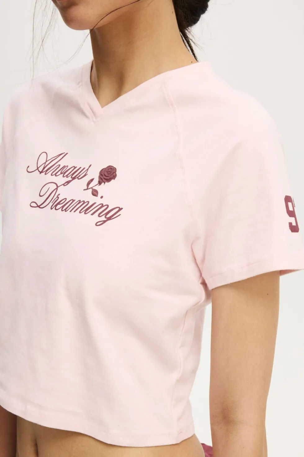 Yale Soft V Neck Sleep Tee